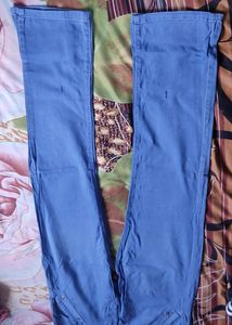 Blue Wide Leg Jeans