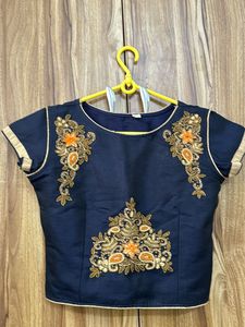 Embroidery Crop Top