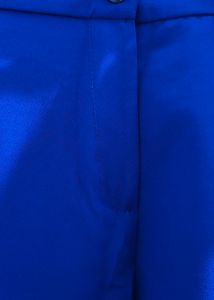 Bright Blue Straight Fit Pants