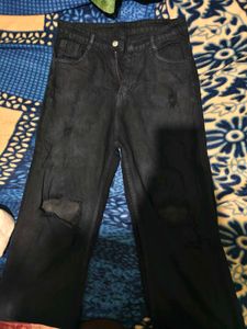 Ripped Black Jeans