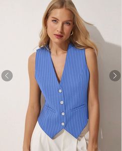 Striped Blue Vest