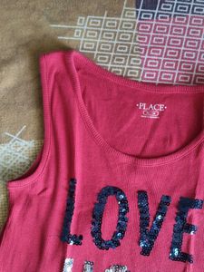 Cute &#39;Love USA&#39; Girl&#39;s Top