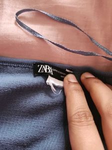 Zara Ribbed Bodysuit - V Neck