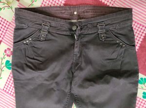 Wine Colour Denim Jeans