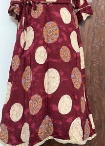 Purple XXL Anarkali Kurti