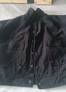 Black Button-Down Jacket