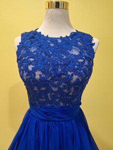 La Femme Royal Blue Cocktail Dress