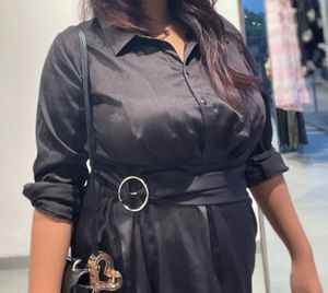 Black Shirt Dress