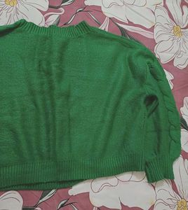 Green Knit Sweater