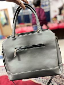 Stylish Grey Handbag