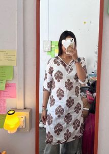 Elegant Cotton Printed Kurti