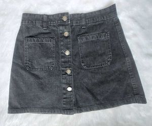 Denim Mini Skirt