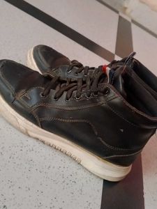 Black High-Top Sneakers