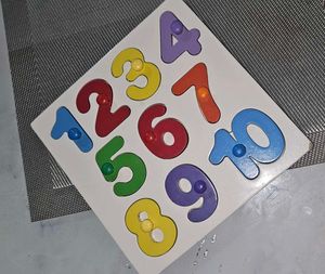 Early Learning Numbers Wooden Play N Learn