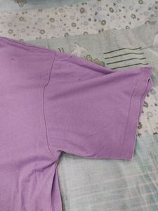 Combo oversized purple t-shirts &amp; Brown polo