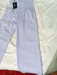 White Flared Pants