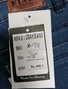 Blue Bellbottom Jeans