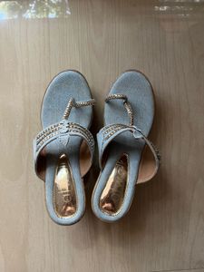 Beautiful Ethnic Blue Wedges