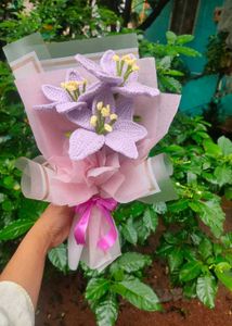 Crochet Lily Bouquet