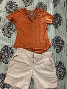COMBO of Shorts And Top