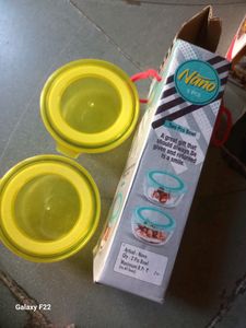 Glass Contanier Set Of 2