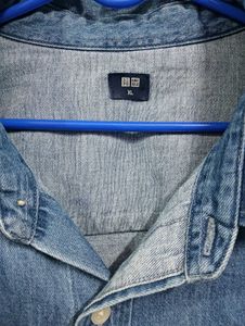 UniqlO Blue Denim Shirt