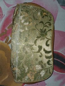 Golden Clutch Bag