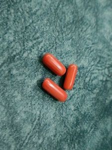 Coral Colored Capsule Lot