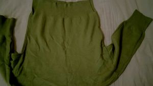 olive Green Knit Pullover