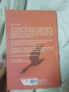 Dear Stranger, I Know How You Feel - Book