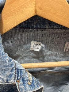 Thrifted Zara Distressed Denim Jacket