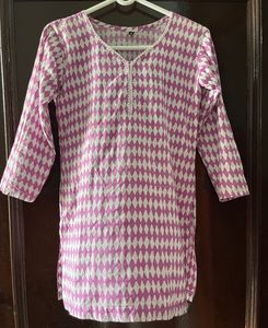 Purple Patterned Tunic