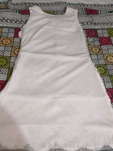 White Sleeveless Dress