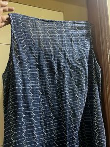 Ritu Kumar Cotton Blue Printed Dress
