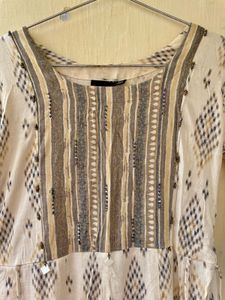 LaDonna Top - Striped with Beaded Detail