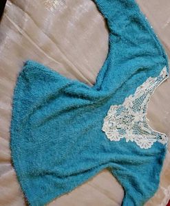 Woman  winter Stylish fleece top 3xl