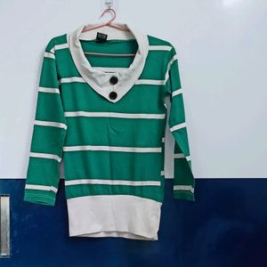 Striped Long Sleeve Top