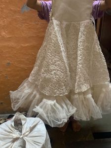 Elegant Ivory Lace Dress