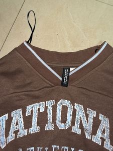 H&amp;M Brown Sweater Crop Top