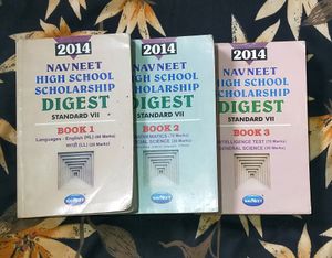 Standard 7th High School Scholarship Examination Guides | Complete Set Of 3 Books