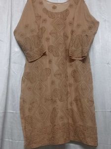 beautiful chicken curry kurti