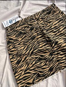 Mini Cheetah Print Skirt
