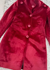 Premium Red Velvet Coat