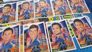 Topps Cricket Attax 2014 Mi Team Set