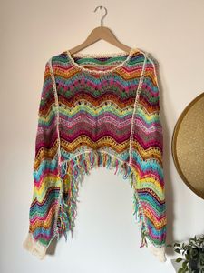 Boho Crochet Shrug