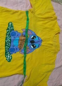 Beautifull Color 😍 Down Sholder Womens T-shirt