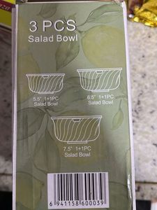 GUPAN 3-Piece Salad Bowl Set