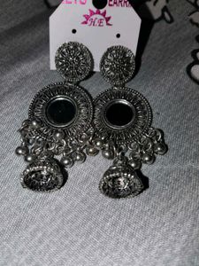 Earrings #silver #mirror