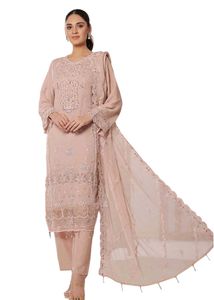 Heavy Work Unstitched Pakistani Dress Material