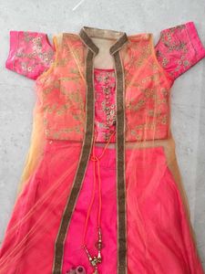 Jacket Style Lehenga Choli Set